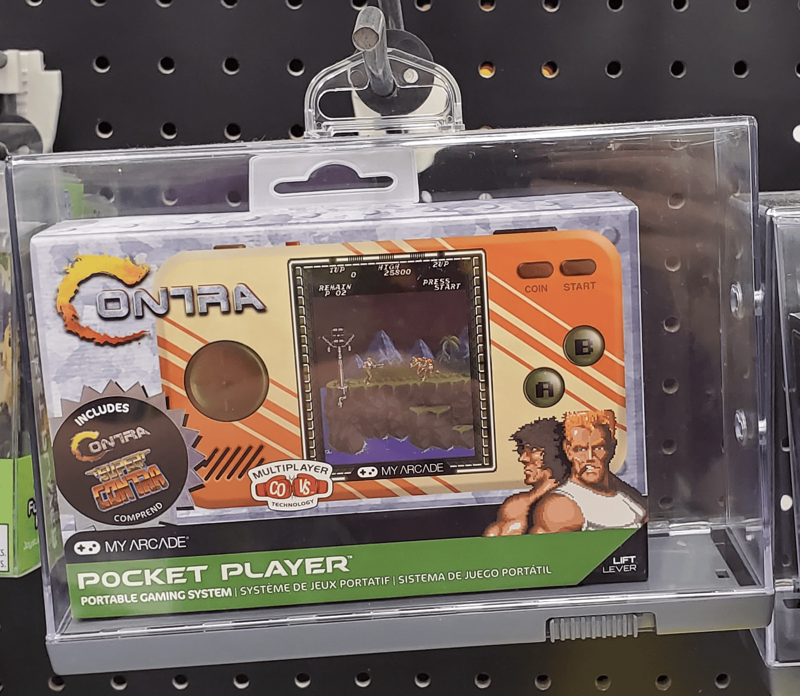 My Arcade Contra Pocket Player