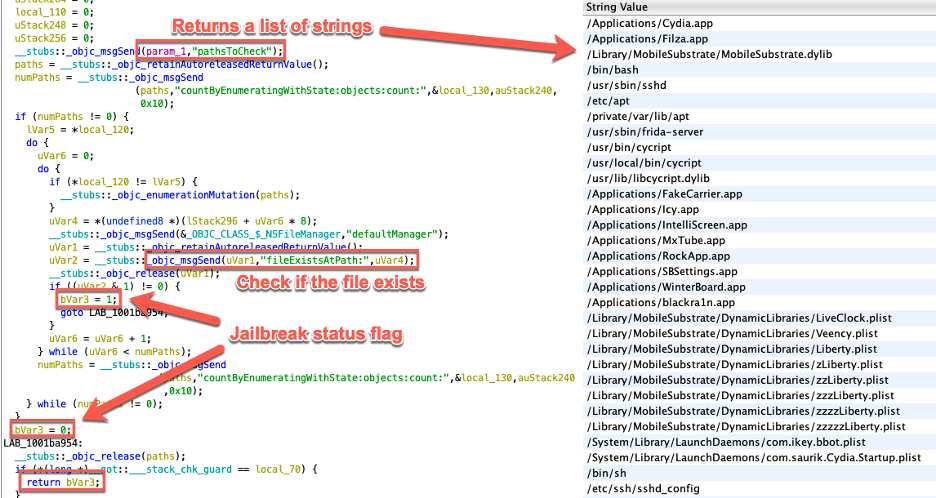 Jailbreak Detection Code