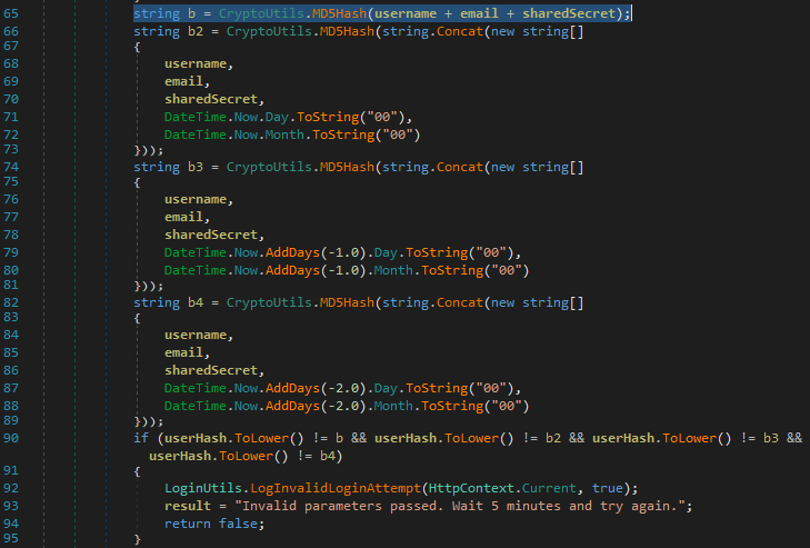 VerifyAutoLogin function